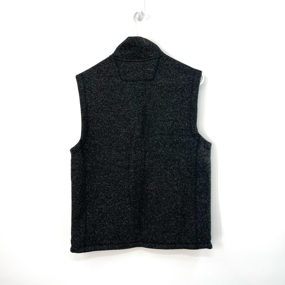 Polo Ralph Lauren ‘Charcoal’ Fleece Mock Neck Vest Men’s Size Small - Picture 2 of 2